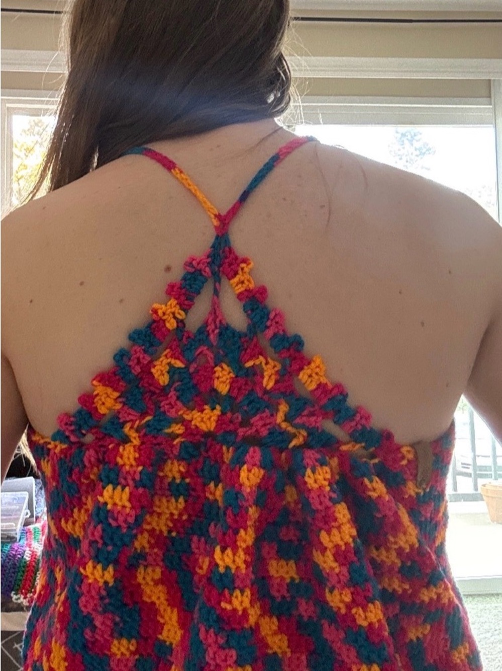 Handmade Crochet Racerback Top - Picture 2 of 6
